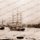 Port Adelaide shipping, SA. South Australia. 1880s
