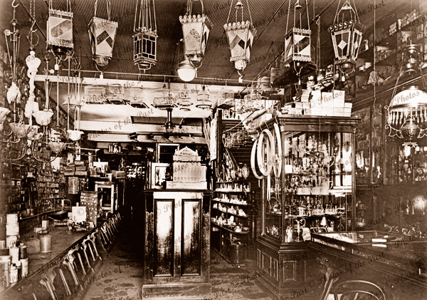 Crooks & Brooker hardware store. Three story building in Rundle St, South Adelaide. SA. c1900s. South Australia.
