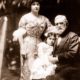 Dame Nellie Melba (1861-1931) with her father in Melbourne & Niece. 1903