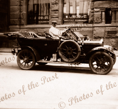 Old car, Sydney, NSW. c1910. New South Wales