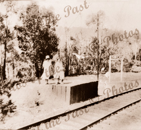 Nalawort Railway Siding (between Long Gully & Upper Sturt) SA. 1928. South Australia