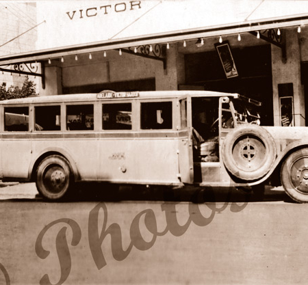 Adelaide - Victor Harbor Bus Service, SA. 1926. South Australia