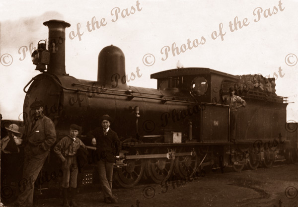 Locomotive #64, train, rail. c1910s