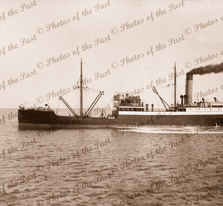 SS PARINGA at Wallaroo, SA. c1910s. Shipping. South Australia