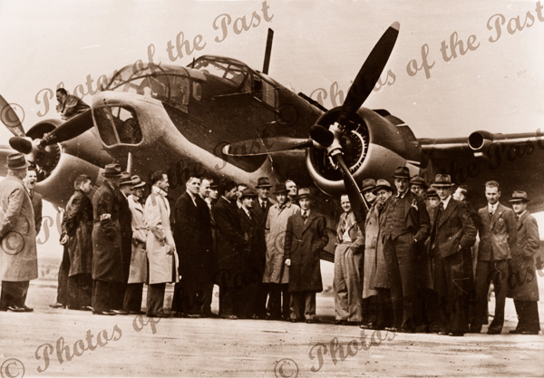 Beaufort Bomber at Parafield, SA? 1937. airplane