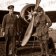 Harry Kauper & Harry Butler with the RED DEVIL, at Northfield, SA, 1919. South Australia. airplane