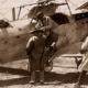 After a safe landing, Hendon Field, Albert Park, SA. c1920s. South Australia. Airplane