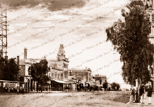 King William Street, Adelaide, SA. Looking North. 1875. South Australia