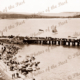 View to Working Jetty, Victor Harbor, SA. 1910. South Australia. Beach