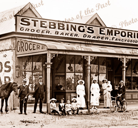 Stebbing's Emporium, Cowell, SA. c1910. South Australia
