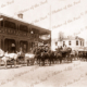 Horse drags with tourists at Mt. Gambier Hotel, SA. 1910s. South Australia