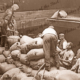 Loading wheat into a ship, Port Melbourne, Victoria. c1910s