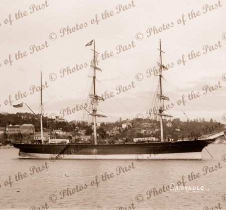 3M Barque CAIRNBULG. Built 1874. Shipping