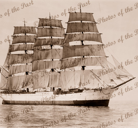 4M Barque HERZOGIN CECILIE under sail. Built 1902.shipping
