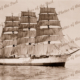 4M Barque HERZOGIN CECILIE under sail. Built 1902.shipping