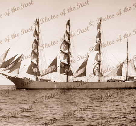 4M Barque PORT CALEDONIA. Built 1892. Shipping
