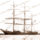 3M Barque ROTHESAY BAY. Ship. Built 1877