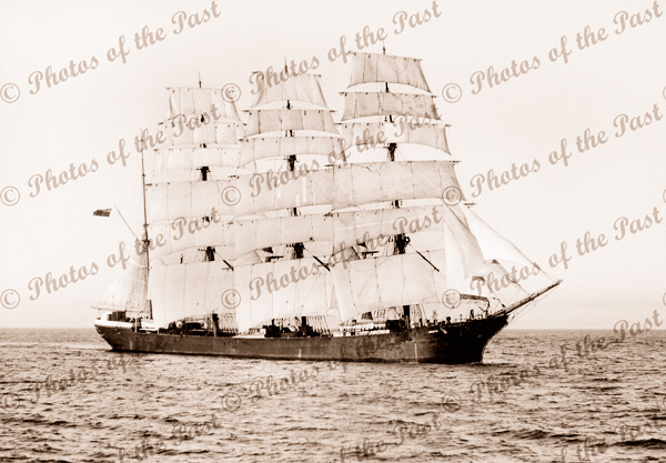 HOWTH under sail. Built 1892. Ship