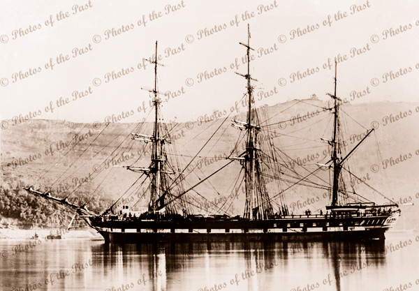 3M Ship YORKSHIRE, 1859 tons, at anchor