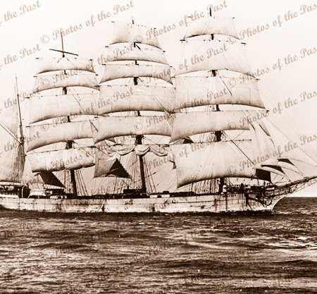 4M Barque SEILEREN under sail Ex LOCH CARRON. Built 1885. Ship