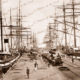 Railway Pier, Port Melbourne, Vic. Victoria. 1871. Shipping