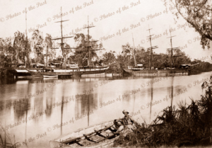 Aux Barque OMEO on Roper River, NT. Built 1851. Shipping. Northern Territory
