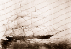 3M Ship CITY OF ADELAIDE under sail (painting). Built 1864