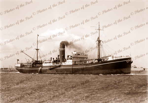 SS MANGOLA Burns Philp Shipping Co.