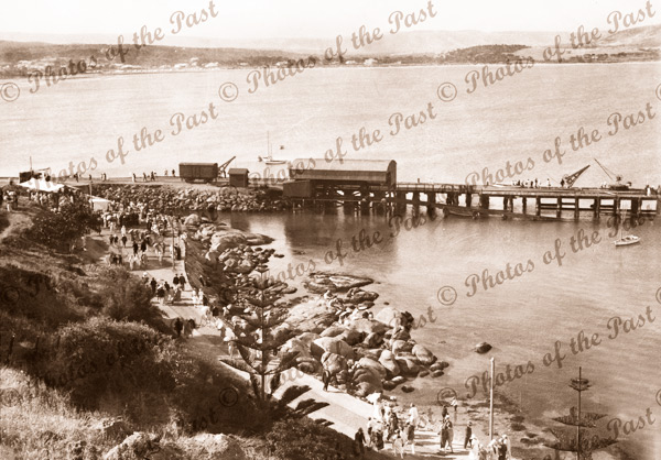 Granite Island, Victor Harbor, SA. South Australia. c1930s. Wharf