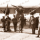 Kingsford Smith's SOUTHERN CROSS at Parafield, SA. aeroplane. South Australia 1932
