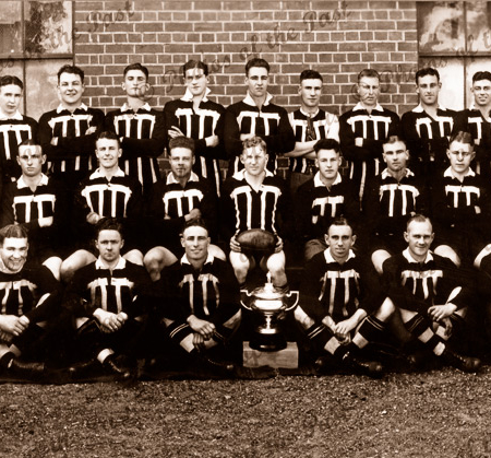 Port Adelaide Football Club A Team plus names. South Australia. 1936. Aussie Rules SANFL