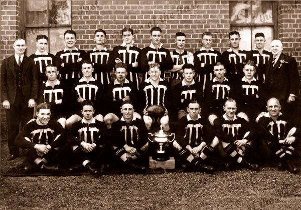 Port Adelaide Football Club A Team plus names. South Australia. 1936. Aussie Rules SANFL