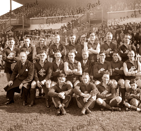 Carlton Football Club, VIC. Victoria. Aussie Rules VFL. 1939