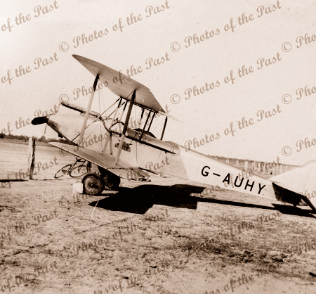 Avro 594 Avian III at Denilquin Vic.Victoria. Plane. Aviation. 1929. G-AUHY