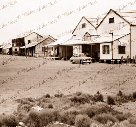 Carnarvon Street, Broome, WA. Sun Pictures on right. January 1957. Western Australia