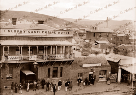 Castlemaine Hotel, Hargraves St, Vic. Victoria. c1861