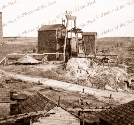 The Burra Mine, SA. May 1902. South Australia.