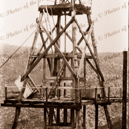Main shaft Talisker mine, SA. Soth Australia. 1924