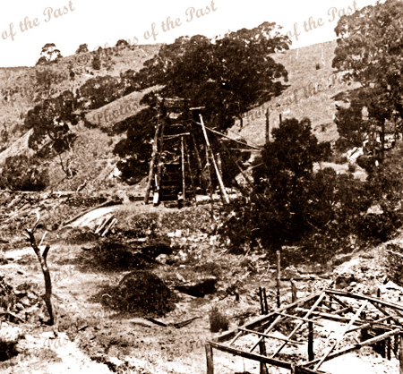 Talisker lead & silver mine near Cape Jervis, SA. South Australia. C1910s