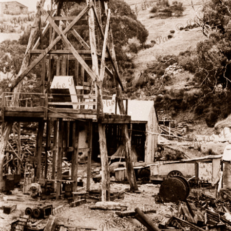 Talisker Mine, Cape Jervis, SA. South Australia. C1890s