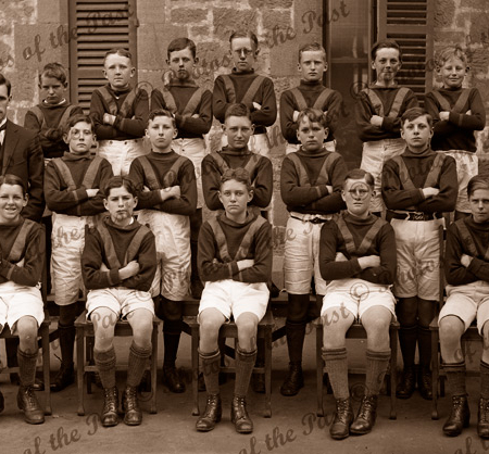 Scotch College Under 13 Football team. South Australia. 1926. school