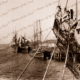View from bowsprit of KOBENHAVN to schooner ARGOSY LEMAL & others. Shipping 1926