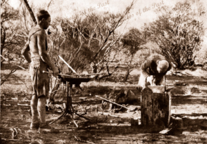 Blacksmith, Australian goldfields 1935