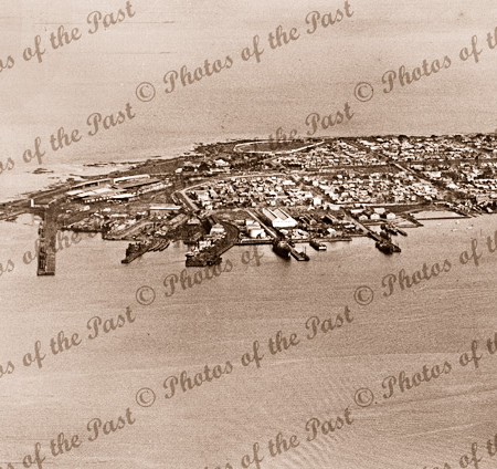 Aerial view of Williamstown, Victoria. from the north. c1930s 