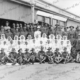 Ladies of Semaphore 'Cheer Up' Society with soldiers. SA. Matilda Battye Bot row 4 from Left. World war 1
