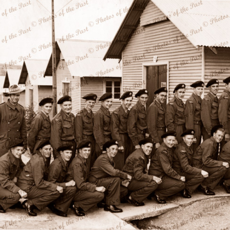 16th Batallion , National Servicemen at Woodside, SA. South Australia. 1950s