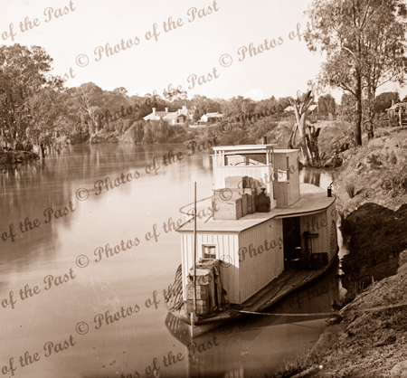 Unknown paddle steamer on river