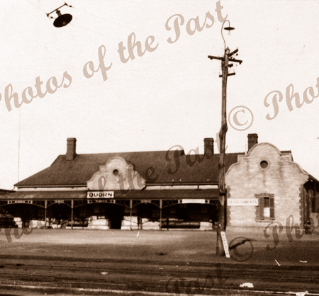 Quorn Railway Station, SA. Flinders Rangers, South Australia. 1940s