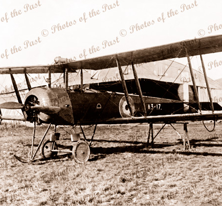 Avro 504K aircraft ay Point Cook, Victoria. Aviation. Bi-plane. 1920s