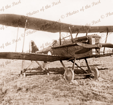 Unknown bi-plane at Point Cook, Victoria. 1920s